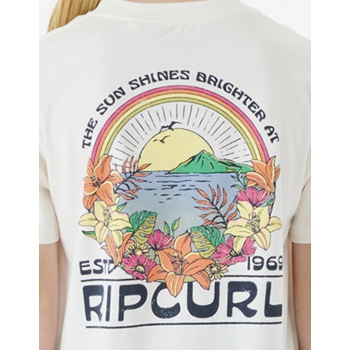 RIP CURL BRIGHTER SUN TEE RAGAZZA