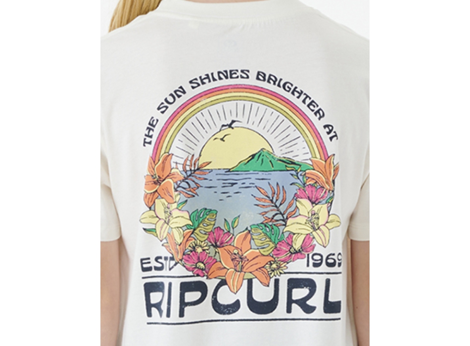 RIP CURL BRIGHTER SUN TEE RAGAZZA