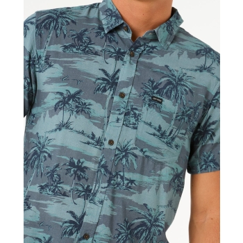 RIP CURL CAMICIA DREAMER BARREL KILLA SHORT SLEEVE PINE NIGHT