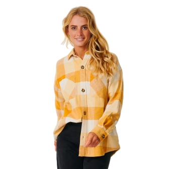 RIP CURL CAMICIA IN FLANELLA LA ISLA GOLD