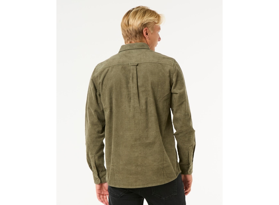 RIP CURL CAMICIA IN VELLUTO CLASSIC SURF CORD SHIRT DUSTY OLIVE