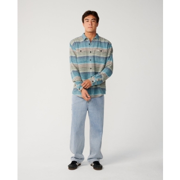 RIP CURL CAMICIA IN VELLUTO CLASSIC SURF CORD SHIRT DUSTY OLIVE