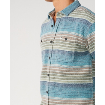 RIP CURL CAMICIA IN VELLUTO CLASSIC SURF CORD SHIRT DUSTY OLIVE