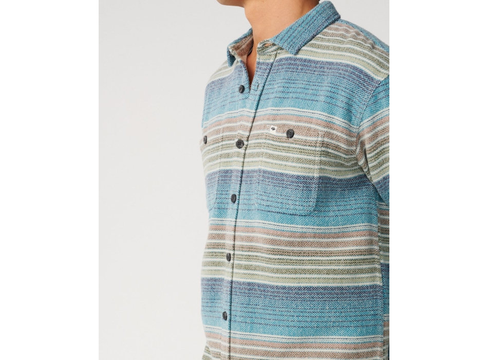 RIP CURL CAMICIA IN VELLUTO CLASSIC SURF CORD SHIRT DUSTY OLIVE