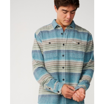 RIP CURL CAMICIA IN VELLUTO CLASSIC SURF CORD SHIRT DUSTY OLIVE