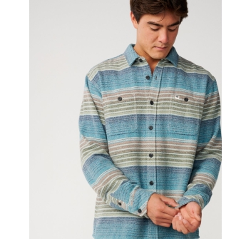 RIP CURL CAMICIA IN VELLUTO CLASSIC SURF CORD SHIRT DUSTY OLIVE