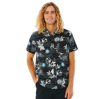 RIP CURL CAMICIA MANICHE CORTE BOTANICA