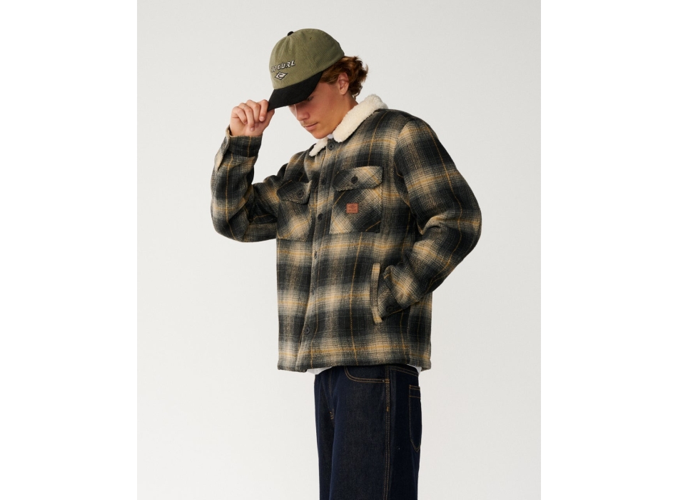 RIP CURL CAMICIA SHERPA CLASSIC SURF BELLS BLACK