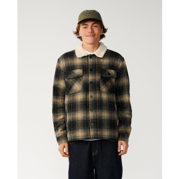 RIP CURL CAMICIA SHERPA CLASSIC SURF BELLS BLACK