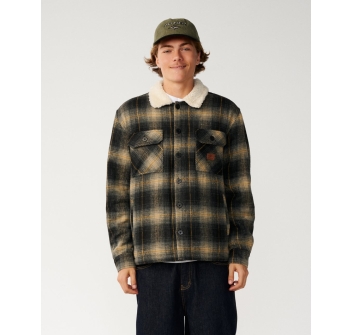 RIP CURL CAMICIA SHERPA CLASSIC SURF BELLS BLACK