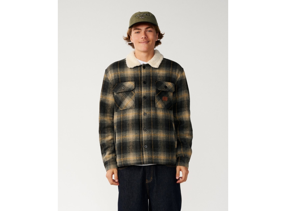 RIP CURL CAMICIA SHERPA CLASSIC SURF BELLS BLACK