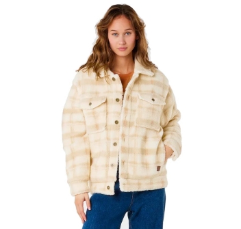 RIP CURL CAMICIA SHERPA SUNRISE SESSION BEIGE