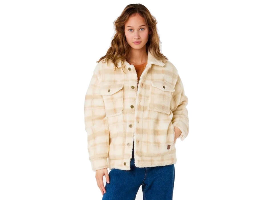 RIP CURL CAMICIA SHERPA SUNRISE SESSION BEIGE
