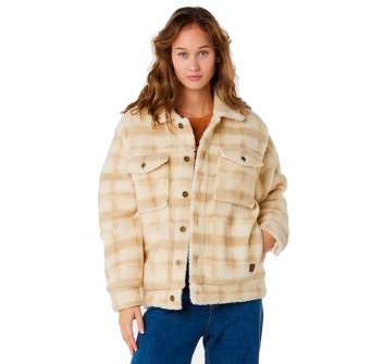 RIP CURL CAMICIA SHERPA SUNRISE SESSION BEIGE