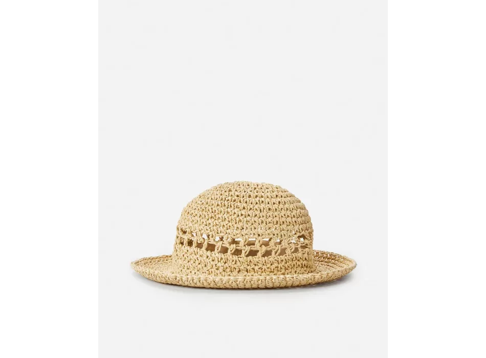 RIP CURL CAPPELLO ESSENTIAL CROCHET BUCKET NATURAL
