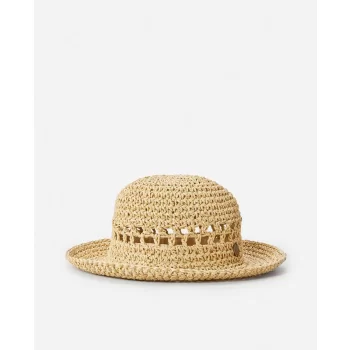 RIP CURL CAPPELLO ESSENTIAL CROCHET BUCKET NATURAL