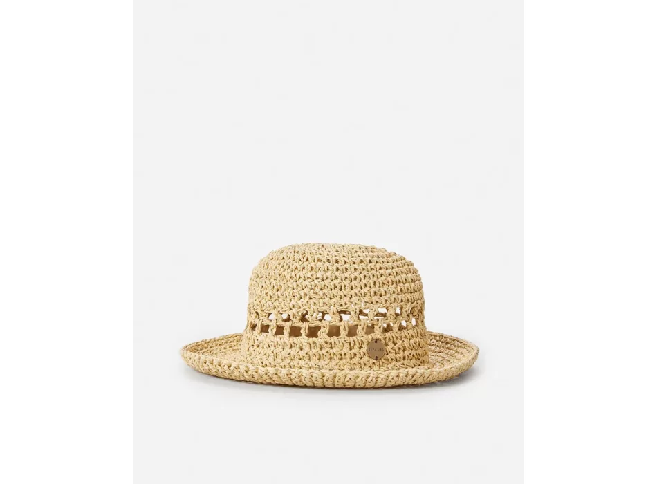 RIP CURL CAPPELLO ESSENTIAL CROCHET BUCKET NATURAL