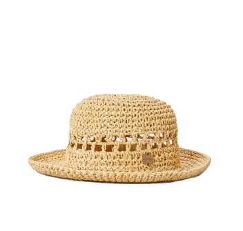 RIP CURL CAPPELLO ESSENTIAL CROCHET BUCKET NATURAL