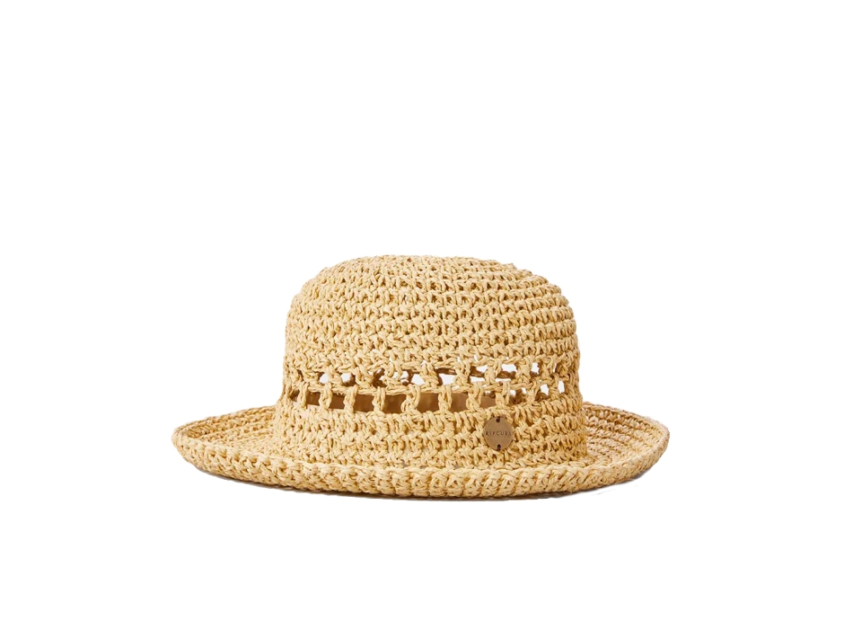 RIP CURL CAPPELLO ESSENTIAL CROCHET BUCKET NATURAL