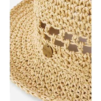 RIP CURL CAPPELLO ESSENTIAL CROCHET BUCKET NATURAL