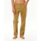 RIP CURL CLASSIC SURF CORD PANTALONI IN VELLUTO DARK KHAKI
