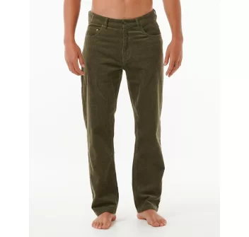 RIP CURL CLASSIC SURF CORD PANTALONI IN VELLUTO DUSTY OLIVE