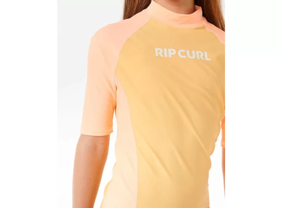 RIP CURL CLASSIC SURF LYCRA MANICHE CORTE RAGAZZA 8-16 ANNI