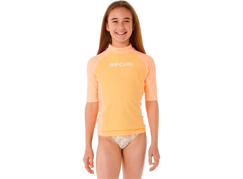 RIP CURL CLASSIC SURF LYCRA MANICHE CORTE RAGAZZA 8-16 ANNI