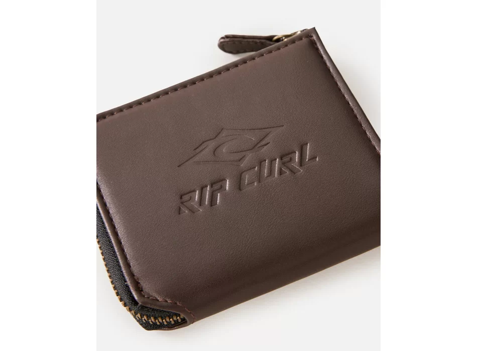 RIP CURL CLASSIC SURF PORTAFOGLIO CON CERNIERA BROWN
