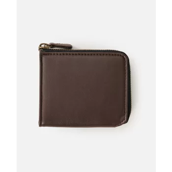 RIP CURL CLASSIC SURF PORTAFOGLIO CON CERNIERA BROWN