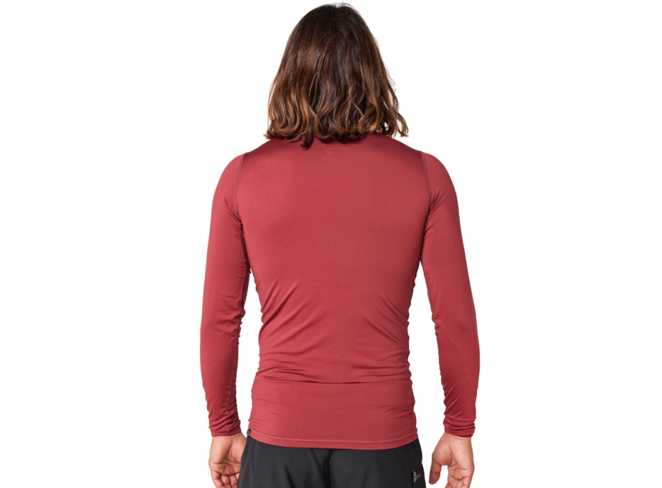 RIP CURL CORPS LYCRA MANICHE LUNGHE MAROON