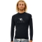 RIP CURL CORPS LYCRA MANICHE LUNGHE BLACK
