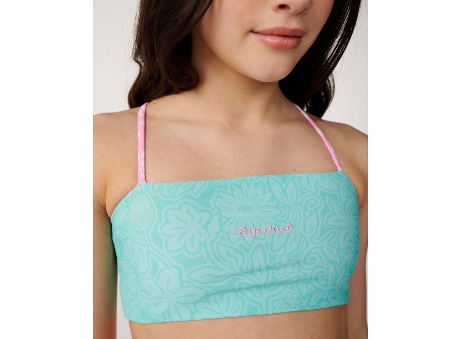RIP CURL COSTUME BAMBINA SUNSHINE REVO REVERSIBILE BIKINI GIRL BEGONIA PINK 8-14Y