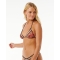 RIP CURL COSTUME BIKINI TOP SOLEIL SLIDING TRIANGLE RUST