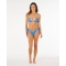 RIP CURL COSTUME BIKINI TOP SURF SIDE SLIDING TRIANGLE BLUE