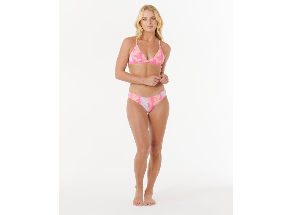 RIP CURL COSTUME BIKINI TOP SURF SIDE SLIDING TRIANGLE LIGHT GREEN