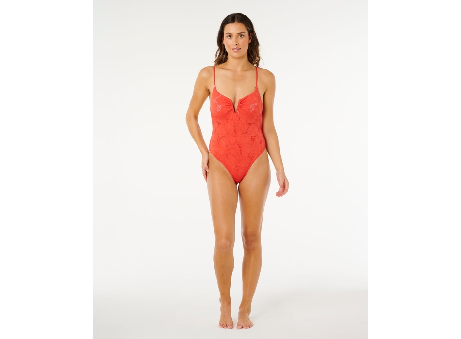 RIP CURL COSTUME SLIP OASIS SKIMPY BIKINI BOTTOM RED