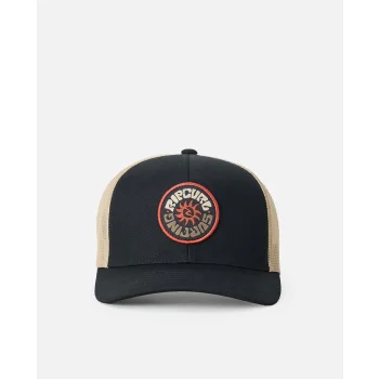RIP CURL CUSTOM CURVE TRUCKER CAPPELLO BLACK KHAKI