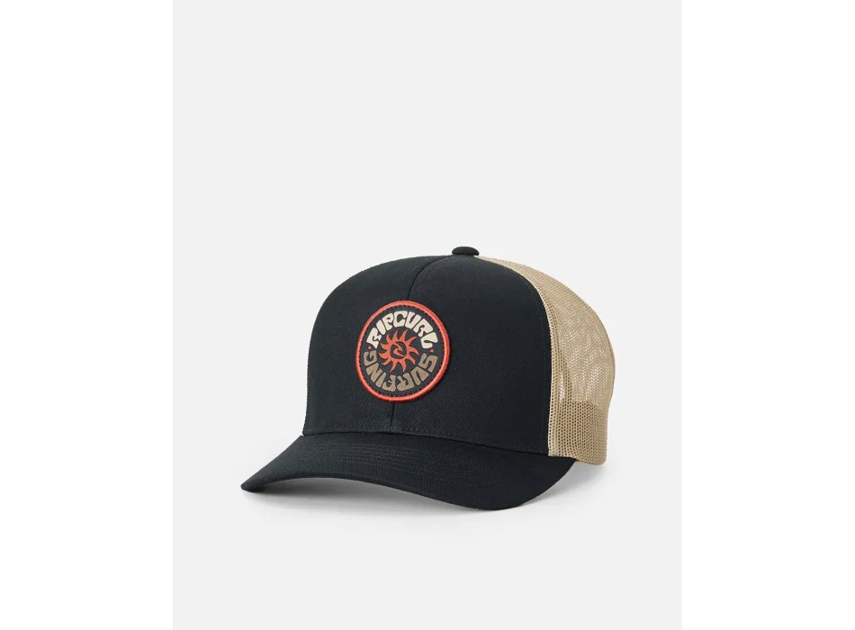 RIP CURL CUSTOM CURVE TRUCKER CAPPELLO BLACK KHAKI