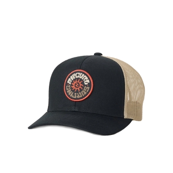 RIP CURL CUSTOM CURVE TRUCKER CAPPELLO BLACK KHAKI