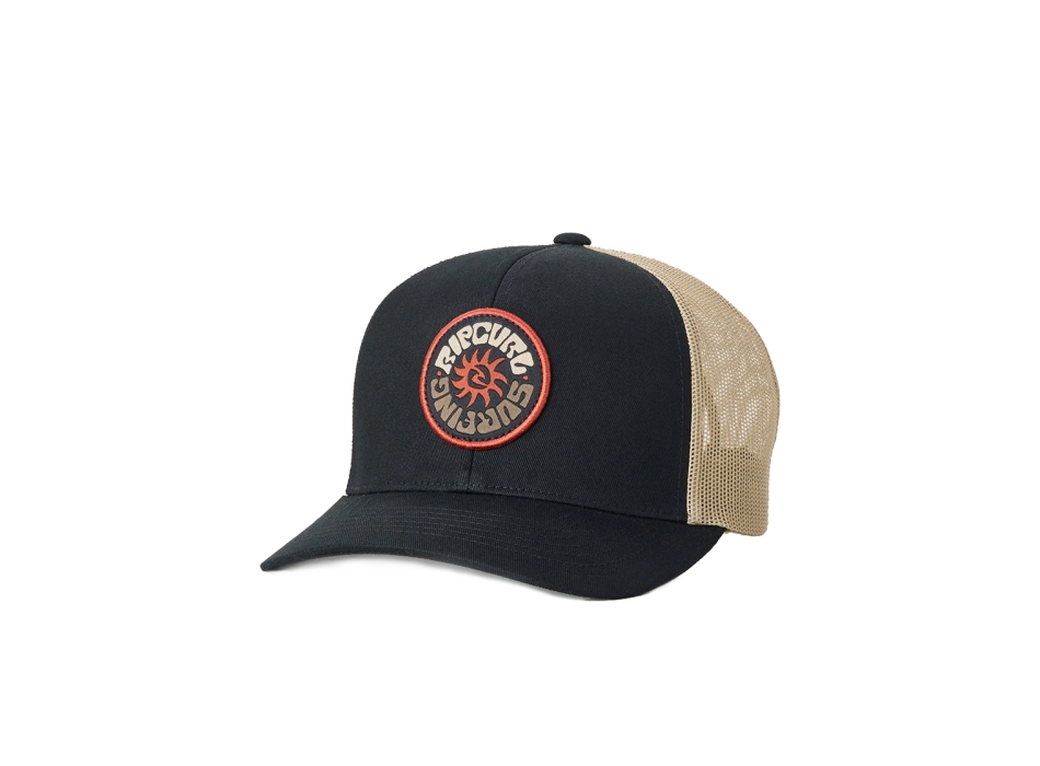RIP CURL CUSTOM CURVE TRUCKER CAPPELLO BLACK KHAKI