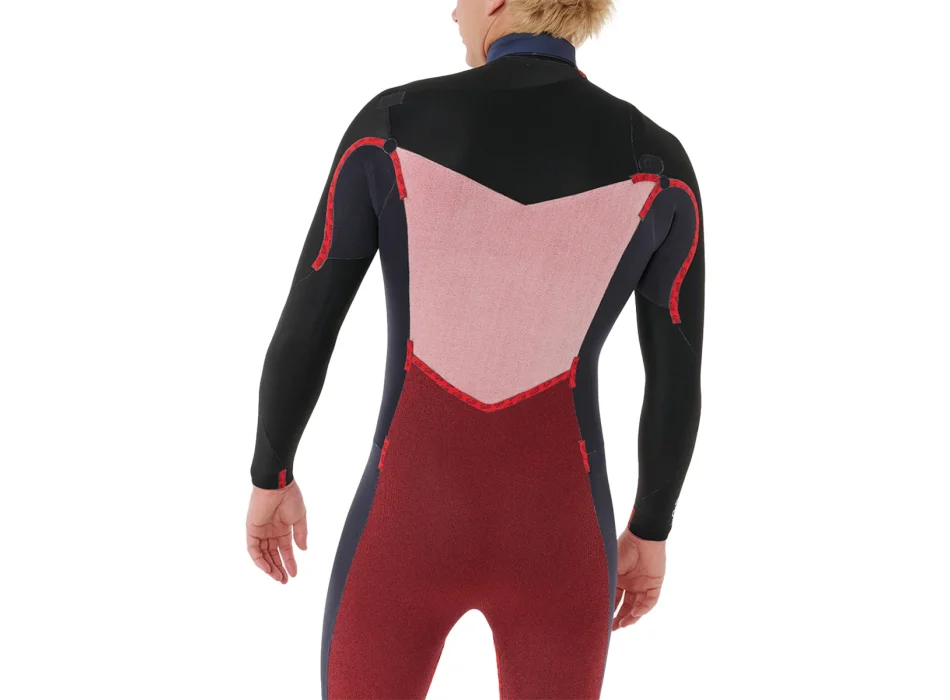 RIP CURL DAWN PATROL 4/3 MUTA INVERNALE FRONT ZIP
