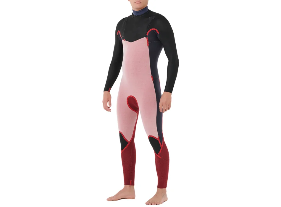 RIP CURL DAWN PATROL 4/3 MUTA INVERNALE FRONT ZIP