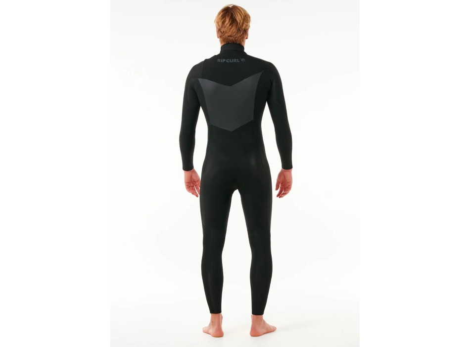 RIP CURL DAWN PATROL 5/3 MUTA INVERNALE CHEST ZIP BLACK