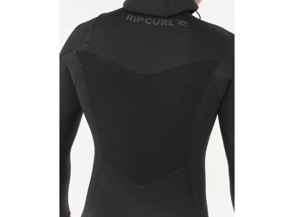 RIP CURL DAWN PATROL 6/4 MUTA INVERNALE CHEST ZIP CON CAPPUCCIO