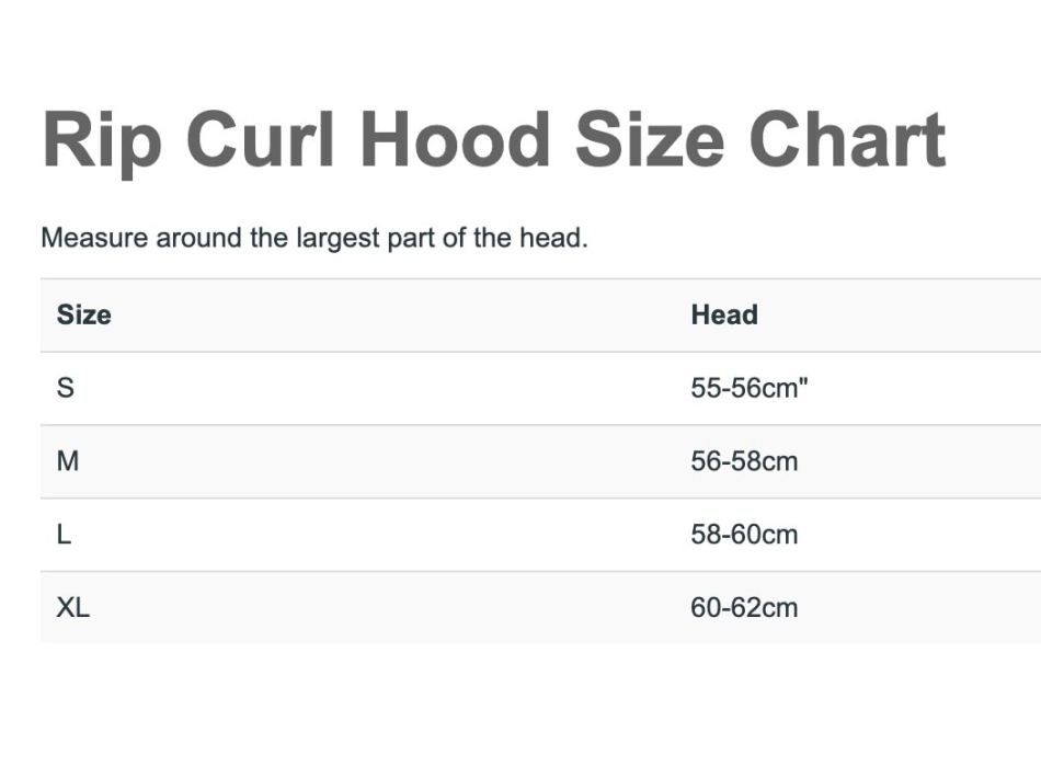 RIP CURL DAWN PATROL CAPPUCCIO 2MM