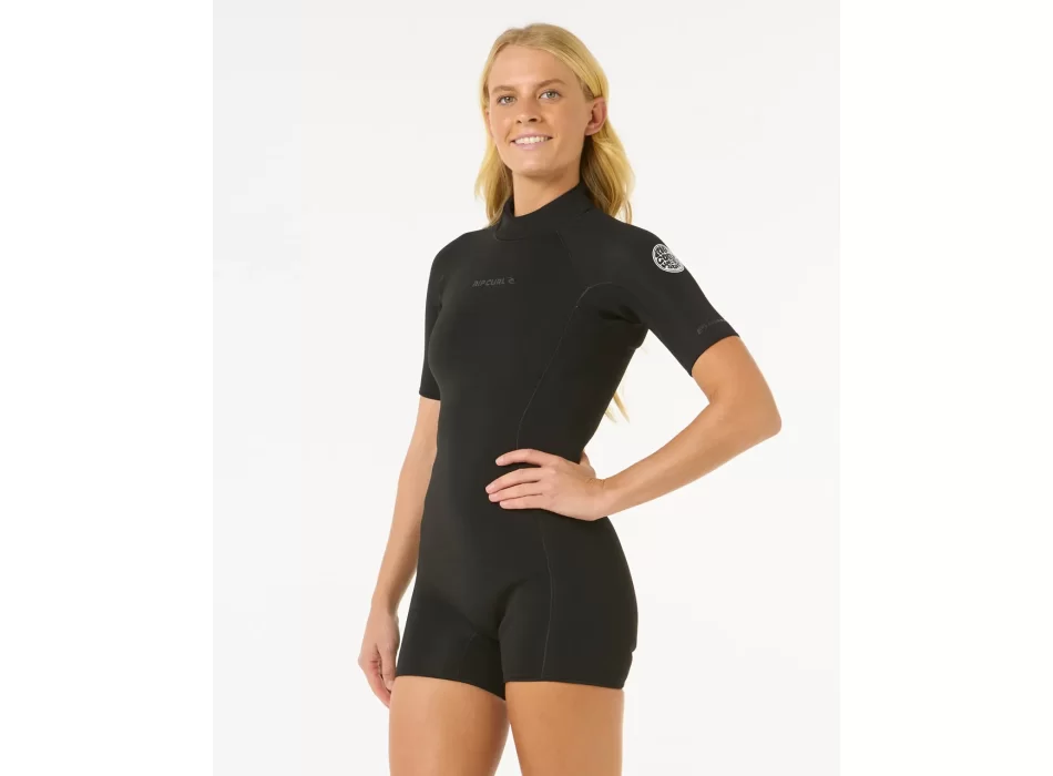 RIP CURL DAWN PATROL ECO 2/2 MUTA PRIMAVERILE BACKZIP BLACK