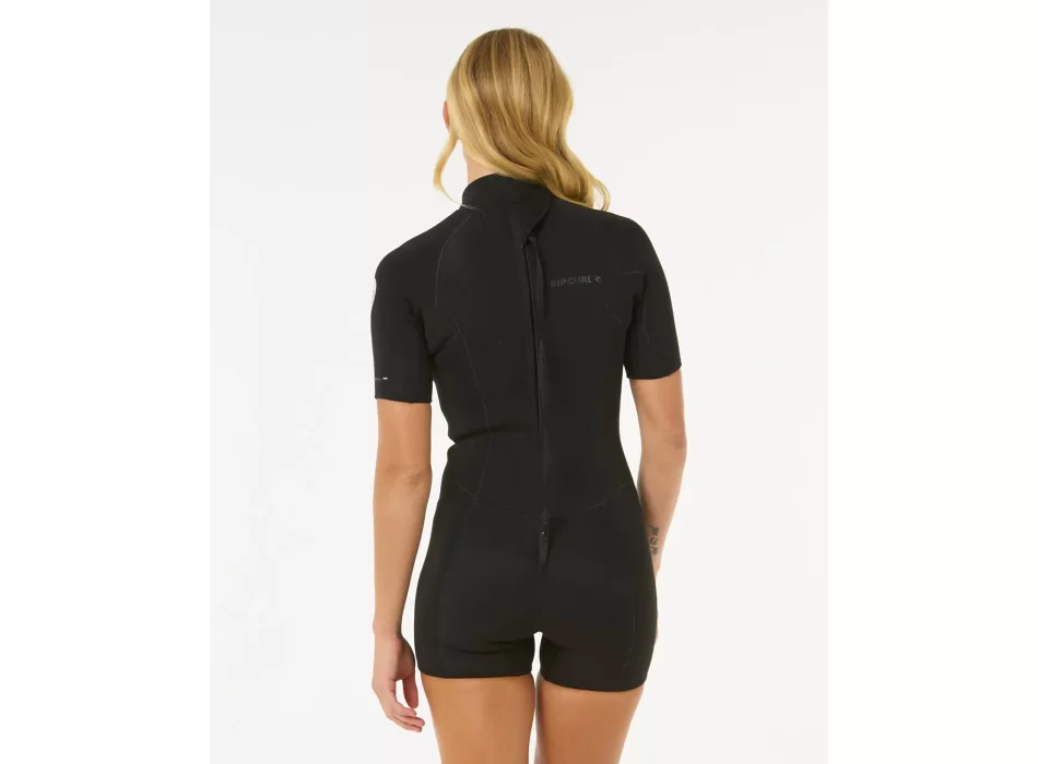RIP CURL DAWN PATROL ECO 2/2 MUTA PRIMAVERILE BACKZIP BLACK