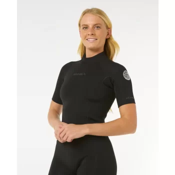 RIP CURL DAWN PATROL ECO 2/2 MUTA PRIMAVERILE BACKZIP BLACK