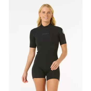 RIP CURL DAWN PATROL ECO 2/2 MUTA PRIMAVERILE BACKZIP BLACK